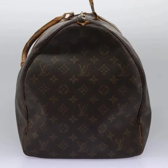 LOUIS VUITTON Monogram Keepall 55 Boston Bag M41424 LV Auth 117006